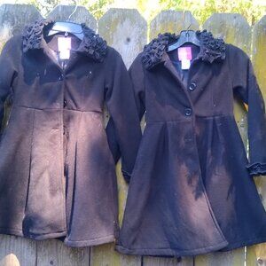 Matching Girls Peacoats